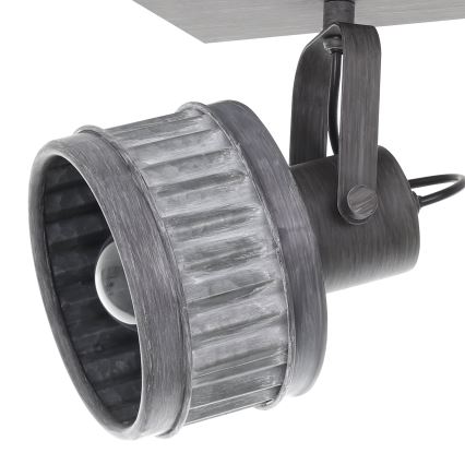 Eglo 43445 - Lámpara de focos TURROCK 2xE27/28W/230V