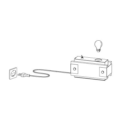 Eglo - Lámpara de mesa 1xE27/16W/230V