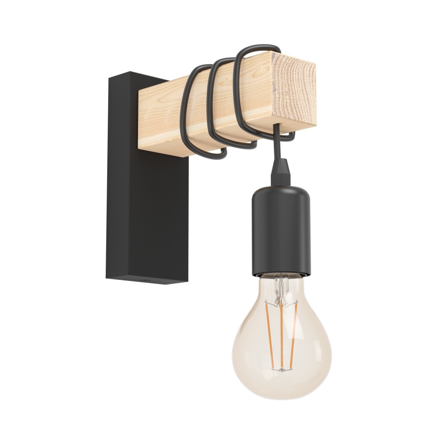 Eglo - Aplique TOWNSHEND 1xE27/10W/230V
