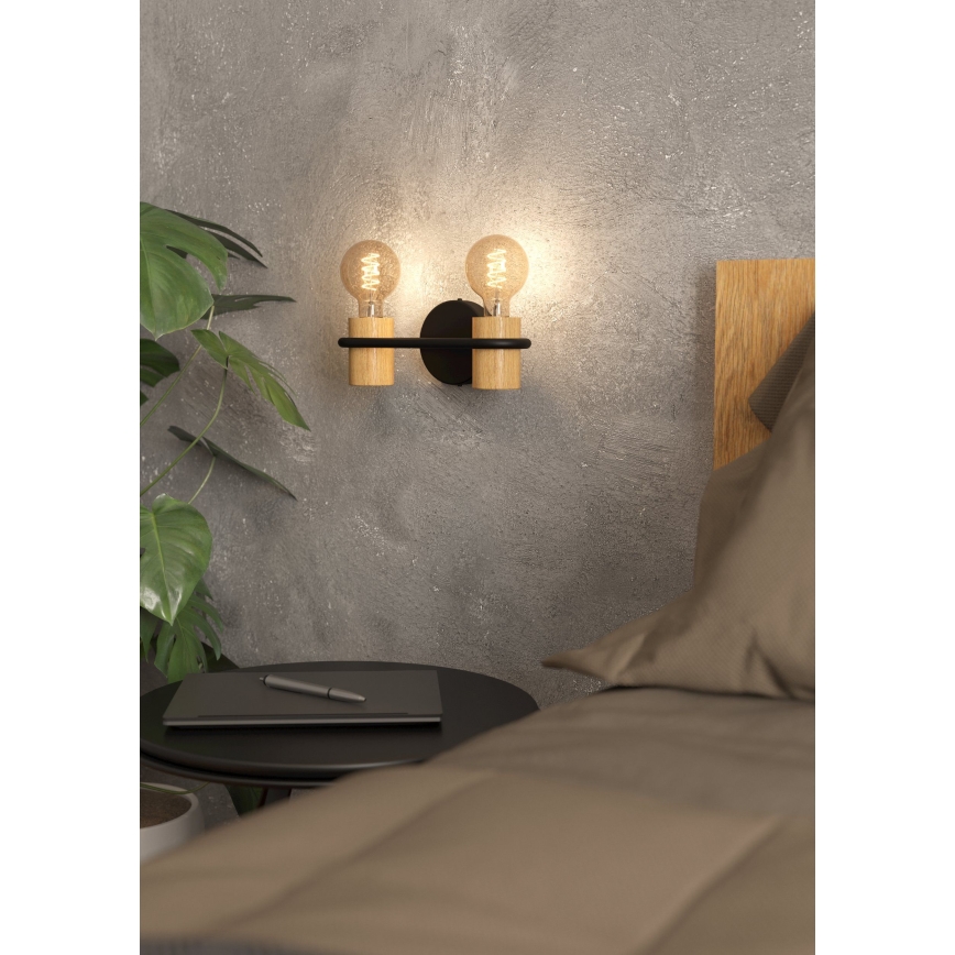 Eglo - Aplique 2xE27/40W/230V