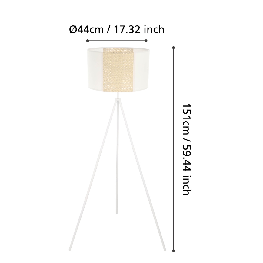 Eglo - Lámpara de pie 1xE27/40W/230V