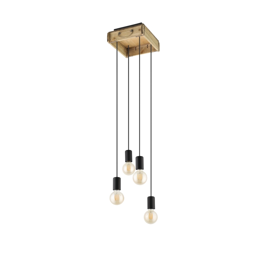Eglo - Lámpara colgante 4xE27/40W/230V