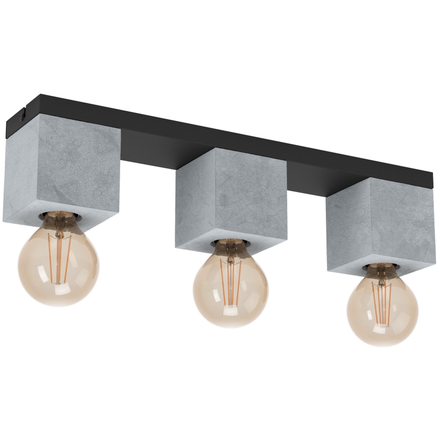 Eglo 43596 - Lámpara de techo montada en superficie PRESTWICK 3xE27/40W/230V