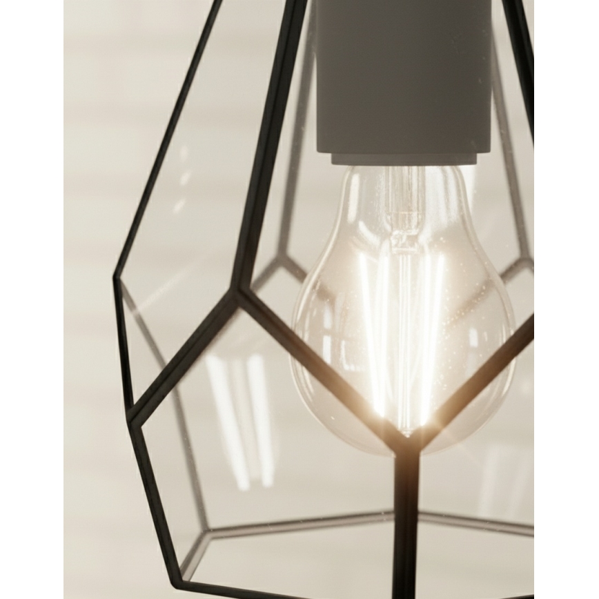 Eglo - Lámpara LED colgante con cable 3xE27/40W/230V