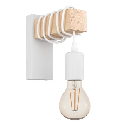 Eglo - Foco de pared TOWNSHEND 1xE27/10W/230V
