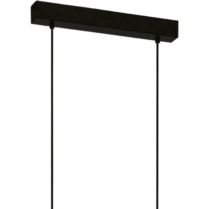 Eglo 43712 - Lámpara colgante TOWNSHEND 6xE27/60W/230V negro