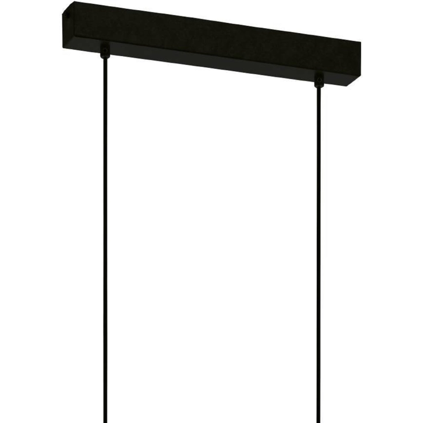 Eglo 43712 - Lámpara colgante TOWNSHEND 6xE27/60W/230V negro