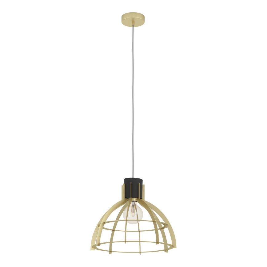 Eglo - Lámpara colgante 1xE27/40W/230V dorado