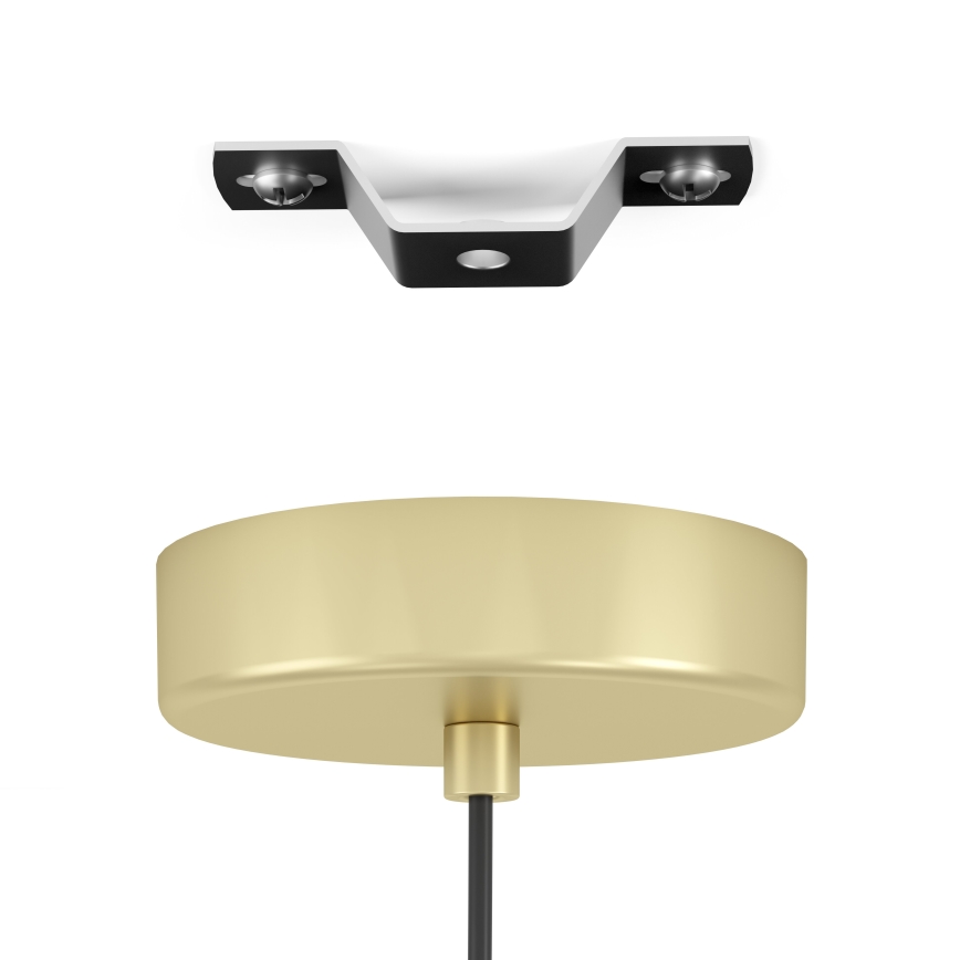 Eglo - Lámpara colgante 1xE27/40W/230V dorado