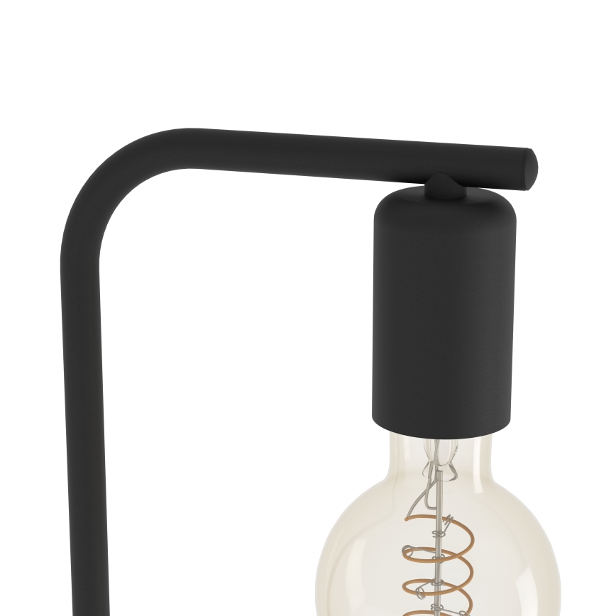Eglo - Lámpara de pie 1xE27/40W/230V negro