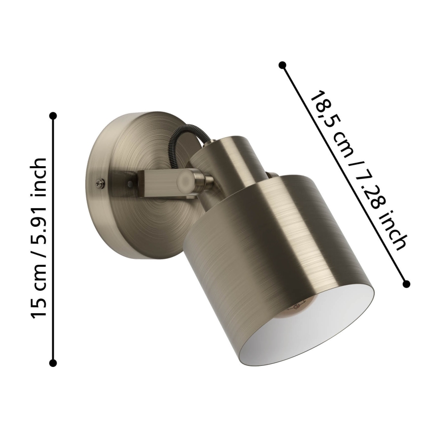 Eglo - Lámpara de pared con foco 1xE27/40W/230V