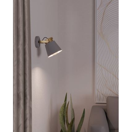Eglo - Lámpara de pared con foco 1xE27/28W/230V