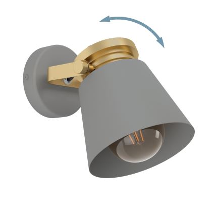 Eglo - Lámpara de pared con foco 1xE27/28W/230V