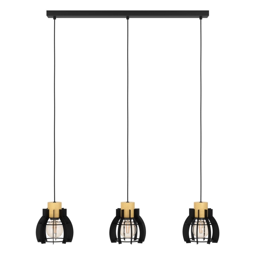 Eglo - Lámpara colgante 3xE27/40W/230V