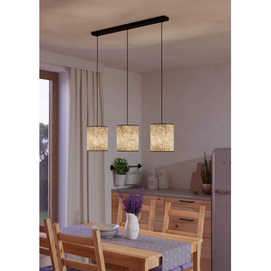 Eglo - Lámpara colgante 3xE27/25W/230V