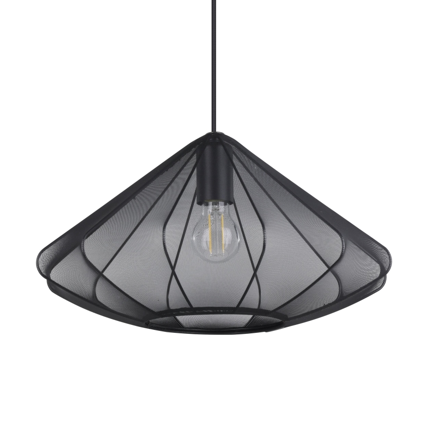 Eglo - Lámpara colgante 1xE27/40W/230V diá. 42,5 cm negro