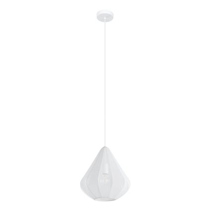 Eglo - Lámpara colgante 1xE27/40W/230V diá. 33,5 cm blanco
