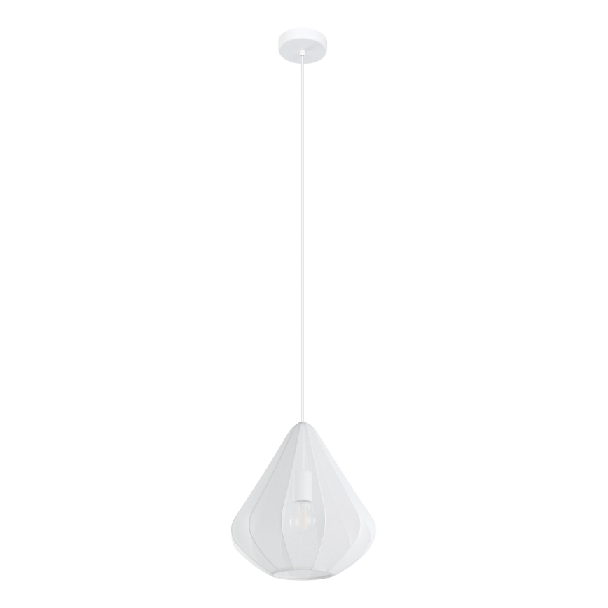 Eglo - Lámpara colgante 1xE27/40W/230V diá. 33,5 cm blanco