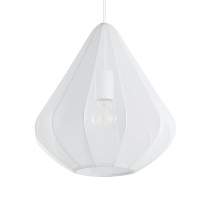 Eglo - Lámpara colgante 1xE27/40W/230V diá. 33,5 cm blanco