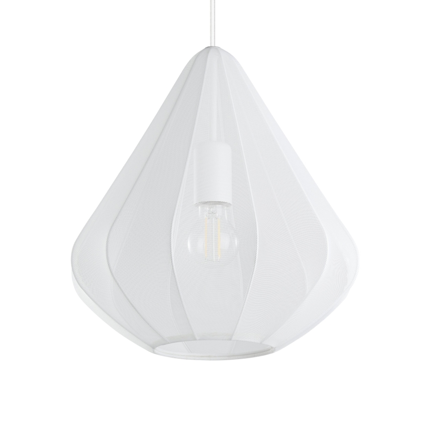 Eglo - Lámpara colgante 1xE27/40W/230V diá. 33,5 cm blanco