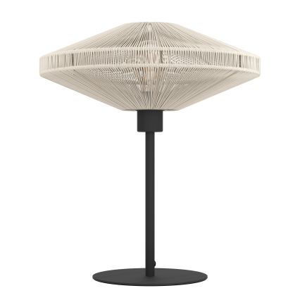 Eglo - Lámpara de mesa 1xE27/40W/230V color crema