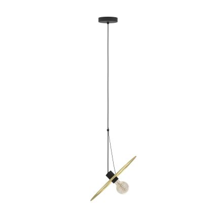 Eglo - Lámpara colgante 1xE27/40W/230V dorado