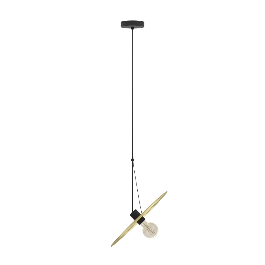 Eglo - Lámpara colgante 1xE27/40W/230V dorado