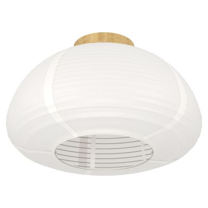 Eglo - Lámpara de techo 1xE27/40W/230V Ø 40 cm blanca/beige