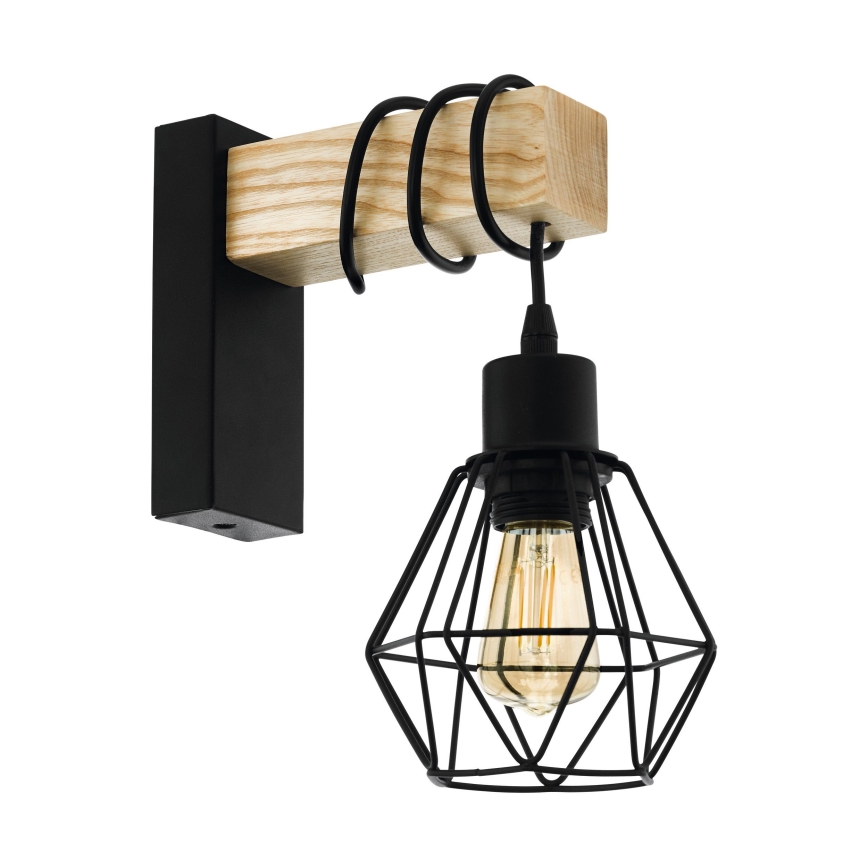 Eglo - Aplique TOWNSHEND 1xE27/60W/230V