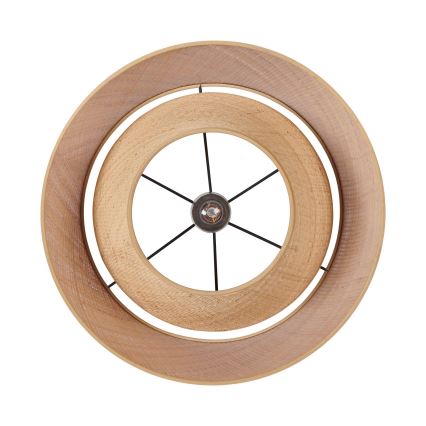 Eglo - Lámpara colgante con cable 1xE27/60W/230V de mimbre