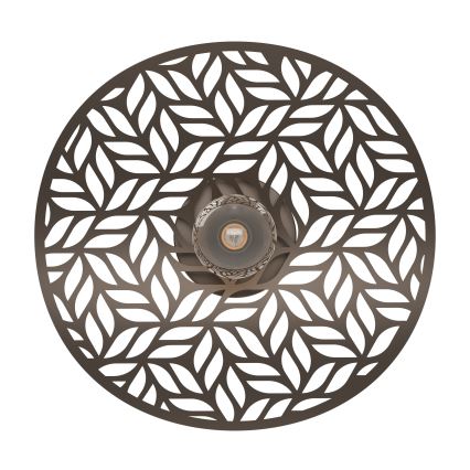 Eglo - Lámpara de techo 1xE27/60W/230V diámetro 40 cm bronce