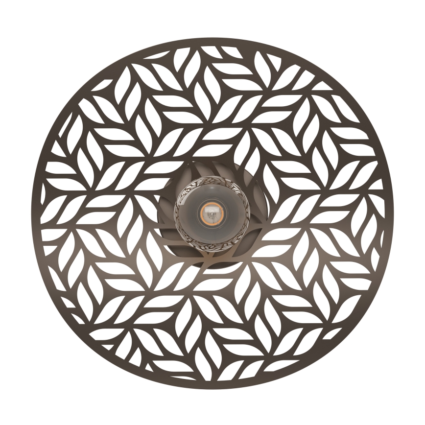 Eglo - Lámpara de techo 1xE27/60W/230V diámetro 40 cm bronce