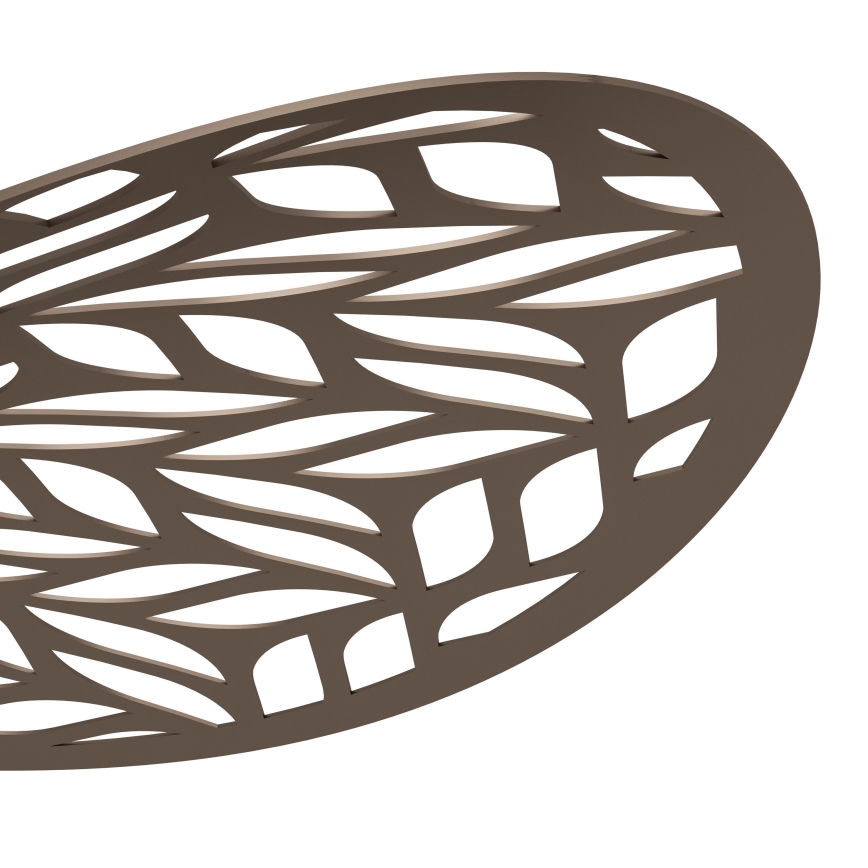 Eglo - Lámpara de pie 1xE27/60W/230V, acabado en bronce