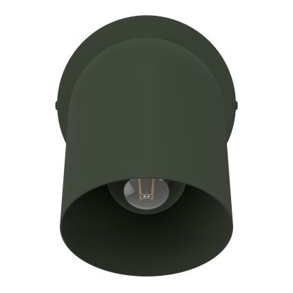 Eglo - Aplique de pared orientable 1xE14/40W/230V verde