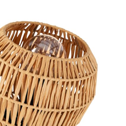 Eglo - Lámpara de mesa 1xE27/40W/230V marrón