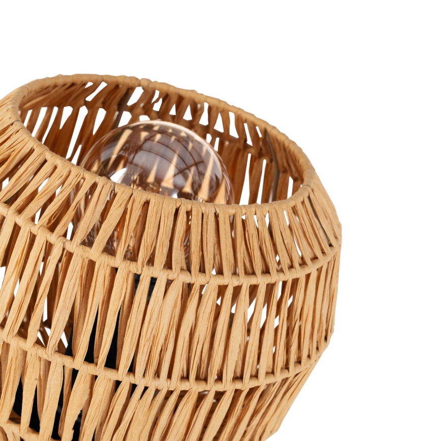 Eglo - Lámpara de mesa 1xE27/40W/230V marrón