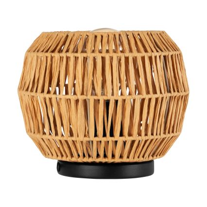 Eglo - Lámpara de mesa 1xE27/40W/230V marrón