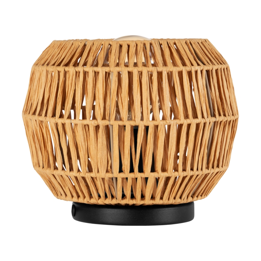 Eglo - Lámpara de mesa 1xE27/40W/230V marrón