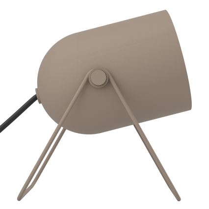 Eglo - Lámpara de sobremesa 1xE14/8W/230V beige