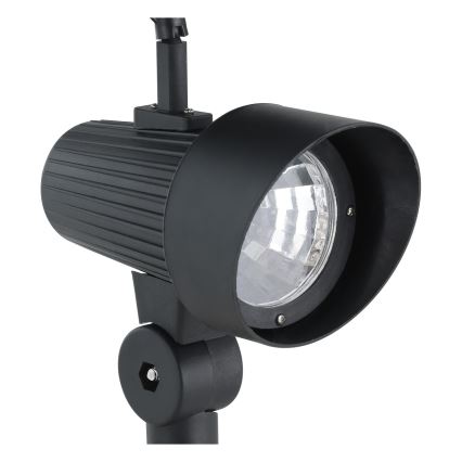 Eglo - Juego de 3 luminarias solares LED con sensor, batería 200 mAh, IP44, color negro