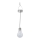 Eglo 48514 - Lámpara solar LED colgante LED/0,06W/1,2V 150 mAh IP44 cromo brillante