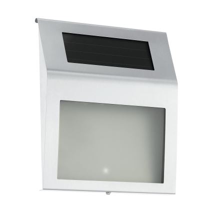 Eglo 48875 - Número de casa LED solar LED/1,2W/1,2V 300 mAh IP44 cromo mate