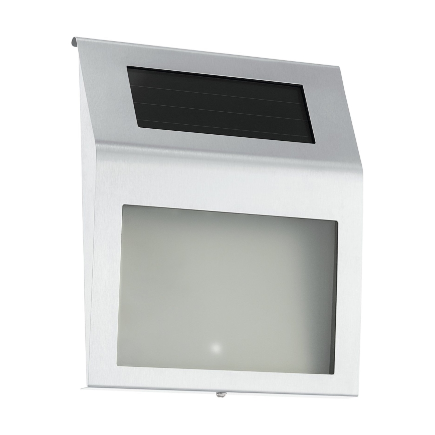 Eglo 48875 - Número de casa LED solar LED/1,2W/1,2V 300 mAh IP44 cromo mate