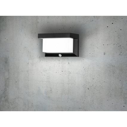 Eglo - Aplique LED solar con sensor LED/3,84W/3,7V 2000 mAh IP44