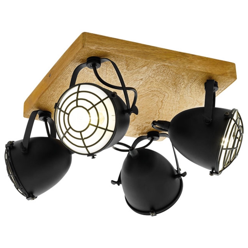 Eglo 49079 - Lámpara de focos GATEBECK 4xE14/40W/230V