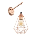 Eglo 49082 - Aplique de pared TARBES 1xE27/60W/230V