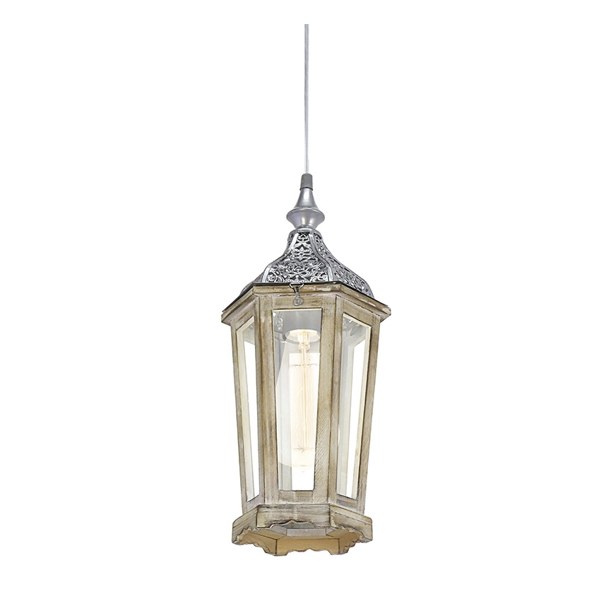 Eglo 49206 - Lámpara colgante KINGHORN 1xE27/42W/230V