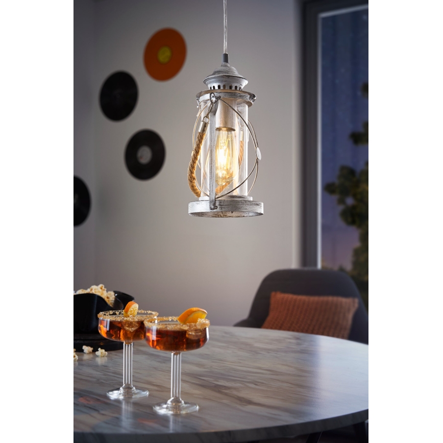 Eglo - Lámpara colgante 1xE27/60W/230V