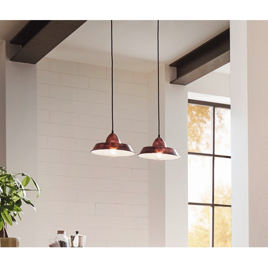 Eglo - Lámpara colgante 1xE27/60W/230V