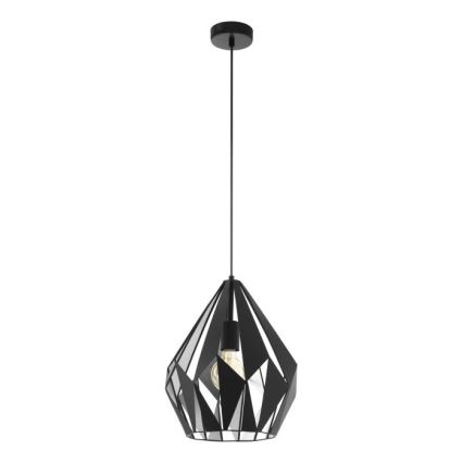Eglo - Lámpara colgante CARLTON 1xE27/60W/230V
